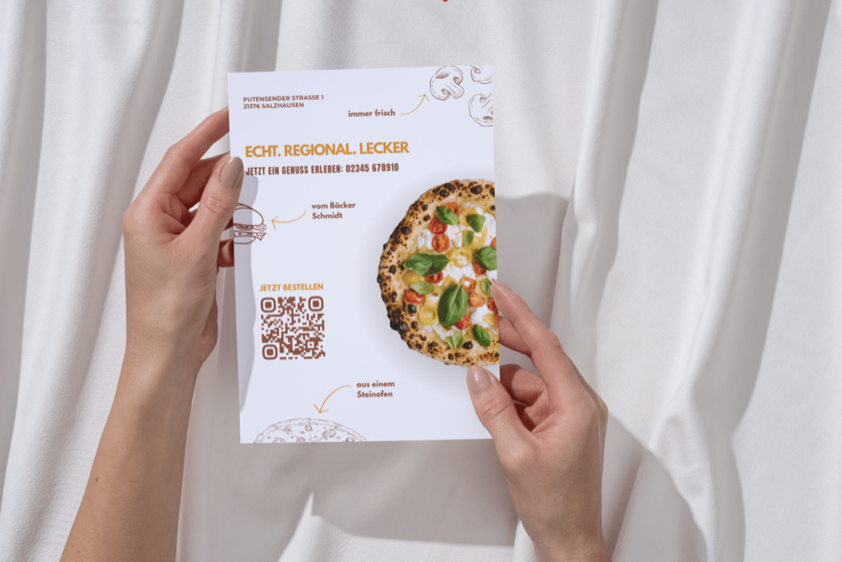 Flyer für Lieferservice